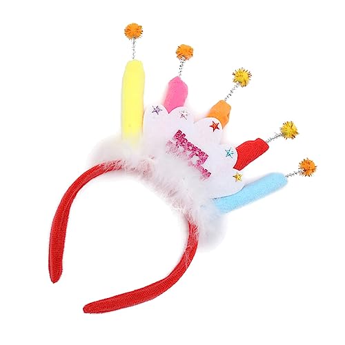 Healeved Geburtstags Stirnband Großes Rotes Party Haarband Leicht Bequem Passend Für Mädchen Geburtstag Feier Zubehör Healeved Geburtstags Stirnband Großes Rotes Party Haarband Leicht Bequem Passend Für Mädchen Geburtstag Feier Zubehör von Healeved