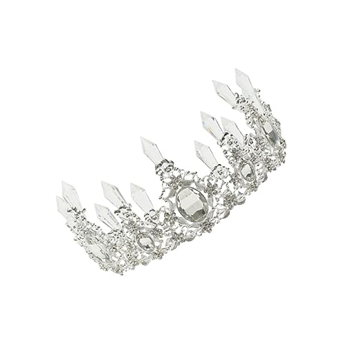 Healeved Geburtstagstorte Dekoration Tortenkrone Kopfschmuck Krone Tortendeko Für Hochzeit Silber Healeved Geburtstagstorte Dekoration Tortenkrone Kopfschmuck Krone Tortendeko Für Hochzeit Silber von Healeved