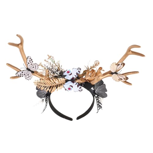 Healeved Geweih-kopfschmuck Geweihes Haar -reifen Kopfstück Rentiergeweih Kostümzubehör Süßes Geweih Stirnband Cosplay Hirsch Stirnband Hirschgeweih Haarband Schwarz Pvc -schmetterling Healeved Geweih-kopfschmuck Geweihes Haar -reifen Kopfstück Rentiergeweih Kostümzubehör Süßes Geweih Stirnband Cosplay Hirsch Stirnband Hirschgeweih Haarband Schwarz Pvc -schmetterling von Healeved