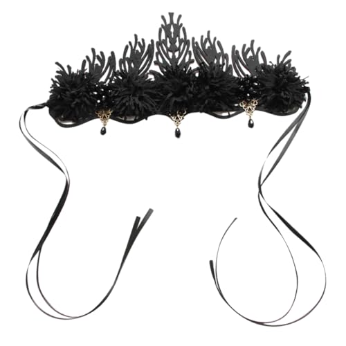 Healeved Gothic Haarband Krone für Halloween Headpiece mit Einzigartigem Design für Cosplay und Partys Tragbar und Leicht für Gothic Stil Fans Healeved Gothic Haarband Krone für Halloween Headpiece mit Einzigartigem Design für Cosplay und Partys Tragbar und Leicht für Gothic Stil Fans von Healeved