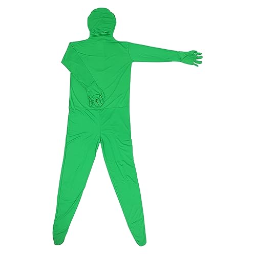 Healeved Grünes Elastisches Ganzkörperkostüm für Halloween und Bühne Unisex Bodysuit für Erwachsene und Vielseitiges Ninja Cosplay für Karneval und Party von Healeved
