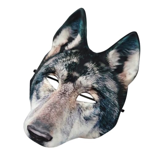 Healeved Gruselige Wolf Maske Für Halloween Realistische Kostümmaske Für Männer Frauen Karneval Kostümpartys Cosplay Events Healeved Gruselige Wolf Maske Für Halloween Realistische Kostümmaske Für Männer Frauen Karneval Kostümpartys Cosplay Events von Healeved