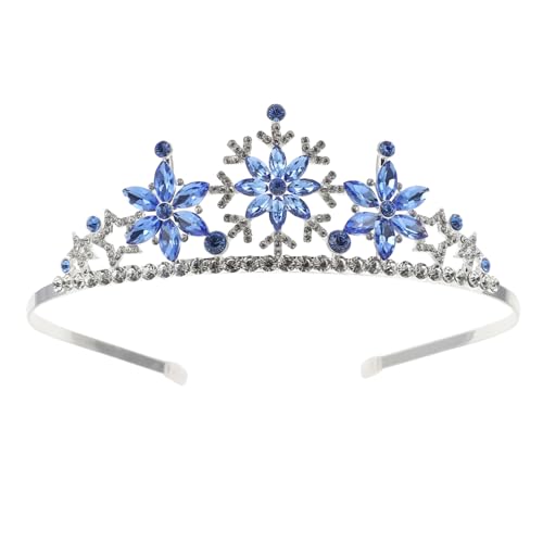 Healeved Haarband mit Schneeflocken Design Diadem für Geburtstagsfeiern und Partys Farbenfrohes und Stilvolles Kopfschmuck für Mädchen von Healeved