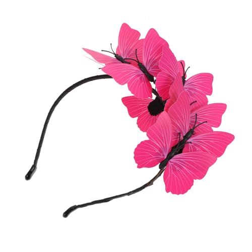 Healeved Haarschmuck Headband mit Schmetterlingsdekoration Simuliertes Kopfschmuck Accessoire für Partys und Fotos Geeignet für Erwachsene Healeved Haarschmuck Headband mit Schmetterlingsdekoration Simuliertes Kopfschmuck Accessoire für Partys und Fotos Geeignet für Erwachsene von Healeved