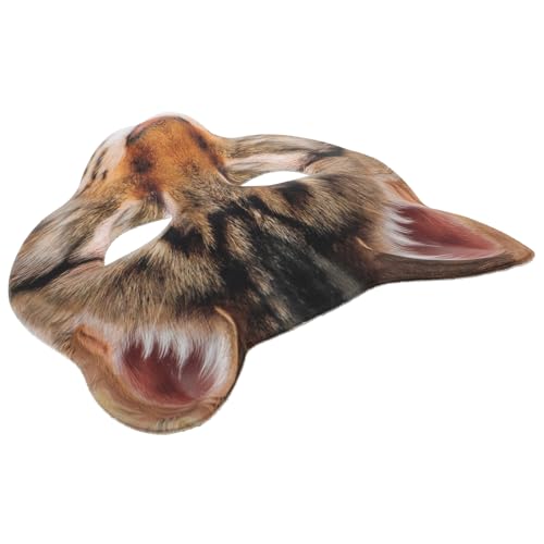 Healeved Halbgesichts Katzenmaske EVA Stoff Unisex Kostüm Masquerade Karneval Halloween Party Zubehör für Damen Herren Healeved Halbgesichts Katzenmaske EVA Stoff Unisex Kostüm Masquerade Karneval Halloween Party Zubehör für Damen Herren von Healeved