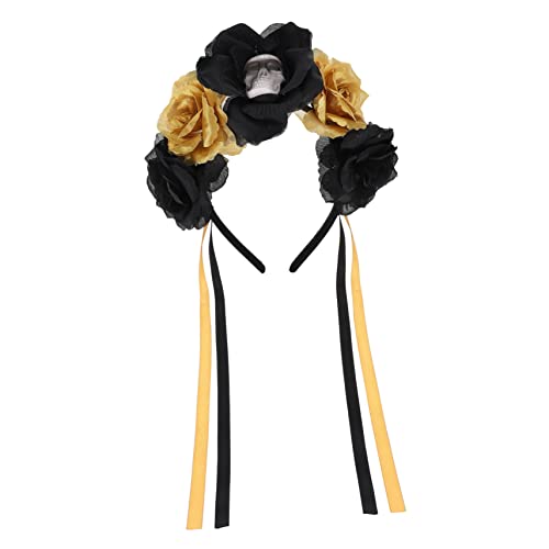 Healeved Halloween Blumenkopfschmuck mit und Blumendesign Perfektes Kostümzubehör für Partys Cosplay und Dress Up und Langlebig von Healeved
