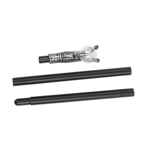 Healeved Halloween Cosplay Prop Adlerklauen Stab mit Transparentem Kugeldesign Teiliges Antikes Kostüm Accessoire für Party Fotorequisite und Bühnenauftritt Healeved Halloween Cosplay Prop Adlerklauen Stab mit Transparentem Kugeldesign Teiliges Antikes Kostüm Accessoire für Party Fotorequisite und Bühnenauftritt von Healeved