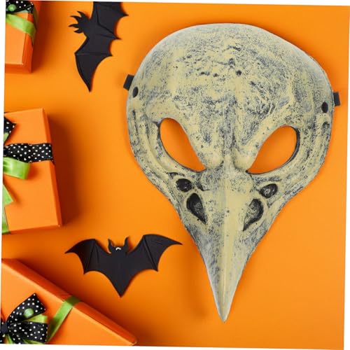 Healeved Halloween Cosplay Vogel Maske Leichtem PU mit Atmungsaktiven Öffnungen Realistische Details Bequemer Sitz für Frauen und Halloween Festivals Healeved Halloween Cosplay Vogel Maske Leichtem PU mit Atmungsaktiven Öffnungen Realistische Details Bequemer Sitz für Frauen und Halloween Festivals von Healeved