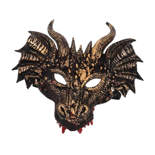 Healeved Halloween Dragon Maske für Erwachsene Realistisches Tierkopf-kostüm Vollgesichts Cosplay Masquerade für Halloween Party Karneval Bühnenauftritt und Kostümfest Healeved Halloween Dragon Maske für Erwachsene Realistisches Tierkopf-kostüm Vollgesichts Cosplay Masquerade für Halloween Party Karneval Bühnenauftritt und Kostümfest von Healeved
