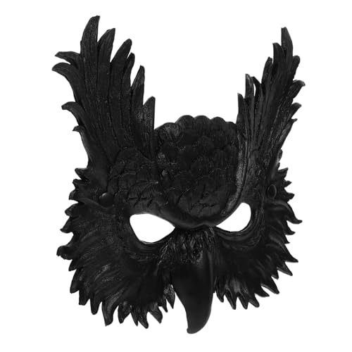 Healeved Halloween Eulenmaske mit Verstellbarem Gummiband Realistische Tierkopfsimulation Klare Sicht Mysteriöses Design für Karneval Maskerade Cosplay und Faschingskostüme Erwachsene Healeved Halloween Eulenmaske mit Verstellbarem Gummiband Realistische Tierkopfsimulation Klare Sicht Mysteriöses Design für Karneval Maskerade Cosplay und Faschingskostüme Erwachsene von Healeved
