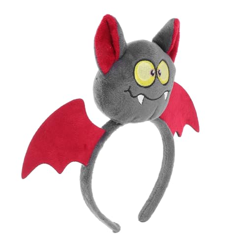 Healeved Halloween Fledermaus Haarreif mit Gefüllten Baumwollflügeln Leichtes Bequemes Party-accessoire für Damen Vielseitig für Kostüm Tanz und Festliche Halloween-feiern von Healeved