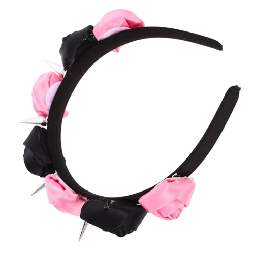 Healeved Halloween Haarreif mit Schwarzen Rosen Atmungsaktives Bequemes Party Accessoire Halloween Kostümzubehör für Frauen Passt zu Cosplay Kostümfest und Geburtstagsfeiern von Healeved