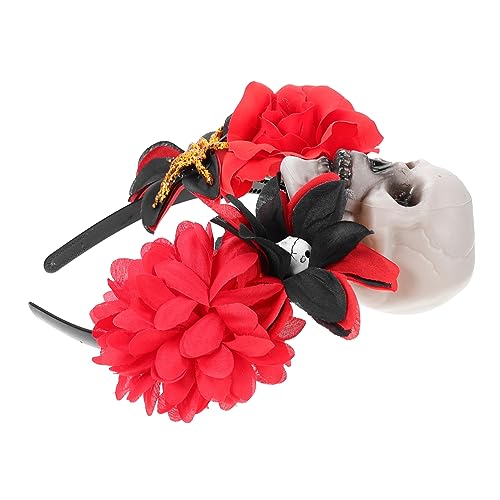 Healeved Halloween Haarreif mit Skelett Design Gruselige Kopfbedeckung für Kostümpartys für Cosplay und Halloween Feiern Hochwertige Verarbeitung und Leicht von Healeved