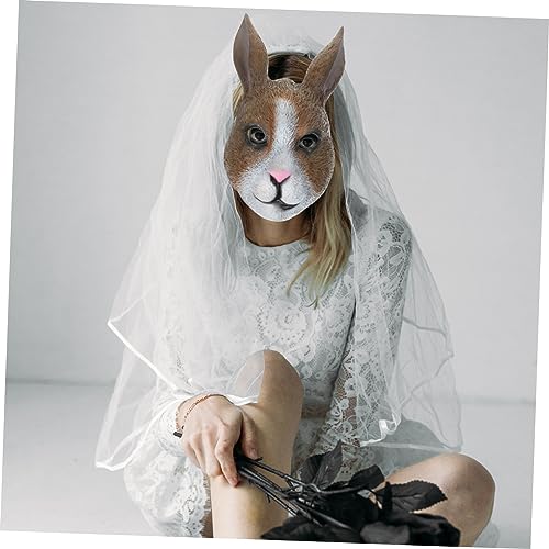 Healeved Halloween Hasenmaske aus Leichtem PU Material Gruselige Cosplay Maske für Halloween Maskenball Partys und Horrordekoration Komfortabel und Sicher für Erwachsene Verkleidung für Healeved Halloween Hasenmaske aus Leichtem PU Material Gruselige Cosplay Maske für Halloween Maskenball Partys und Horrordekoration Komfortabel und Sicher für Erwachsene Verkleidung für von Healeved