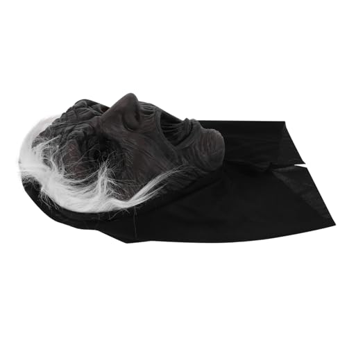 Healeved Halloween Hexenmaske mit Gruseliger Alter Dame und Realistischer Atmungsaktives Material Elastische Wiederverwendbar für Halloween Kostüm und Maskenparty Healeved Halloween Hexenmaske mit Gruseliger Alter Dame und Realistischer Atmungsaktives Material Elastische Wiederverwendbar für Halloween Kostüm und Maskenparty von Healeved