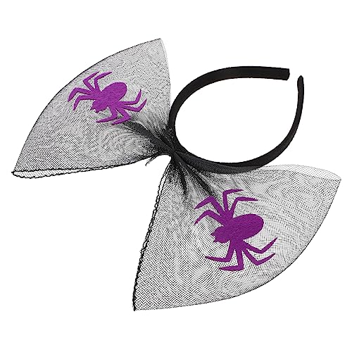 Healeved Halloween Karneval Haarreif mit Netz Spinnen Schleife Dekoratives Party Haarschmuck für Bühnenauftritte und Maskerade Leicht und Langlebig als Healeved Halloween Karneval Haarreif mit Netz Spinnen Schleife Dekoratives Party Haarschmuck für Bühnenauftritte und Maskerade Leicht und Langlebig als von Healeved