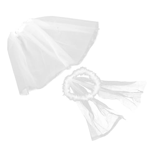 Healeved Halloween Kostüm Gauze Netzrock mit Farbigem Haarreif Bühnenauftritt Kostüm für Jungen und Mädchen Bequemes Pflegeleichtes Outfit für Party und Fotosession von Healeved