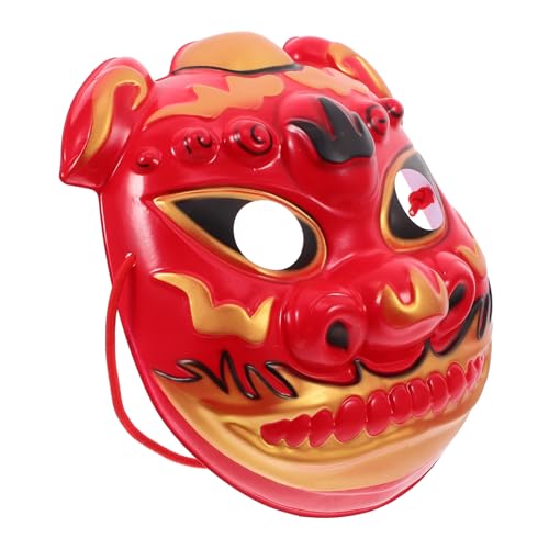 Healeved Halloween Maske Löwenkopf Gruselige Tiermaske für Kostümpartys Cosplay und Dekoration Leichte Material für Halloween und Veranstaltungen Healeved Halloween Maske Löwenkopf Gruselige Tiermaske für Kostümpartys Cosplay und Dekoration Leichte Material für Halloween und Veranstaltungen von Healeved
