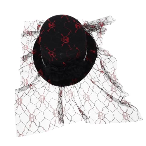 Healeved Halloween Netz Hut mit Schleier Schwarzer Stilvolles Partyzubehör Einzigartiges Halloween Kostüm Accessoire für Bühne und Fest Komfortabel und Auffällig Healeved Halloween Netz Hut mit Schleier Schwarzer Stilvolles Partyzubehör Einzigartiges Halloween Kostüm Accessoire für Bühne und Fest Komfortabel und Auffällig von Healeved