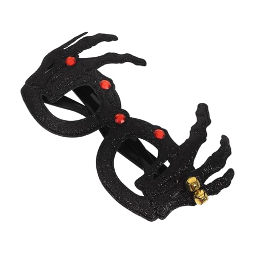 Healeved Halloween Partybrille mit Spinnenrahmen Lustige Karneval Sonnenbrille aus Langlebigem PP Auffällige Faschingsbrille für Erwachsene Halloween Foto Requisite von Healeved