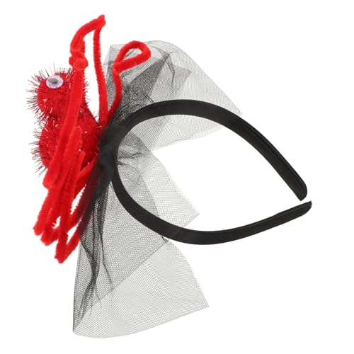 Healeved Halloween Spinnen Stirnband für Erwachsene Plüsch Haarreif für Kostümparty Leicht und Bequem für Halloween Karneval und Maskerade von Healeved