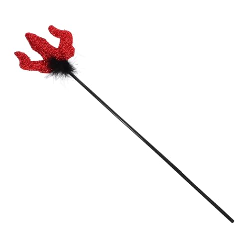Healeved Halloween Teufelsgabel Cosplay Requisit Rot Kunststoff Pitch Fork für Erwachsene und Jugendliche Party Zubehör Healeved Halloween Teufelsgabel Cosplay Requisit Rot Kunststoff Pitch Fork für Erwachsene und Jugendliche Party Zubehör von Healeved