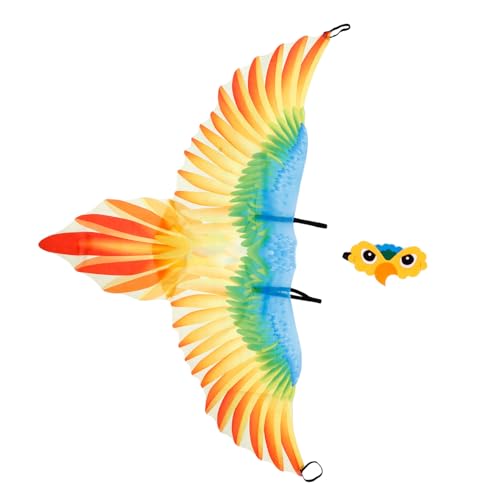 Healeved Halloween Vogel Kostüm mit Flügel Umhang und Kopfband Leichtes Langlebiges Cosplay Zubehör für Bühnenauftritte und Verkleidungen Geeignet für Jungen und Mädchen Healeved Halloween Vogel Kostüm mit Flügel Umhang und Kopfband Leichtes Langlebiges Cosplay Zubehör für Bühnenauftritte und Verkleidungen Geeignet für Jungen und Mädchen von Healeved