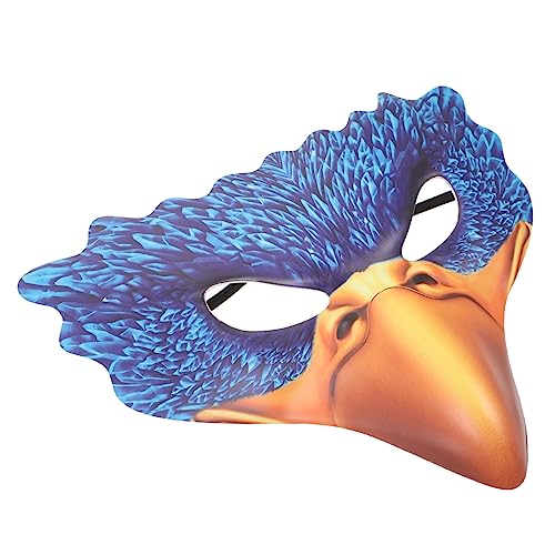 Healeved Halloween Vogelmaske Eisglas Maske mit Flügeln Leichte Weiche Maske für Erwachsene Realistische Details Geeignet für Karneval Maskerade und Cosplay Blau Kreatives Partyzubehör Healeved Halloween Vogelmaske Eisglas Maske mit Flügeln Leichte Weiche Maske für Erwachsene Realistische Details Geeignet für Karneval Maskerade und Cosplay Blau Kreatives Partyzubehör von Healeved