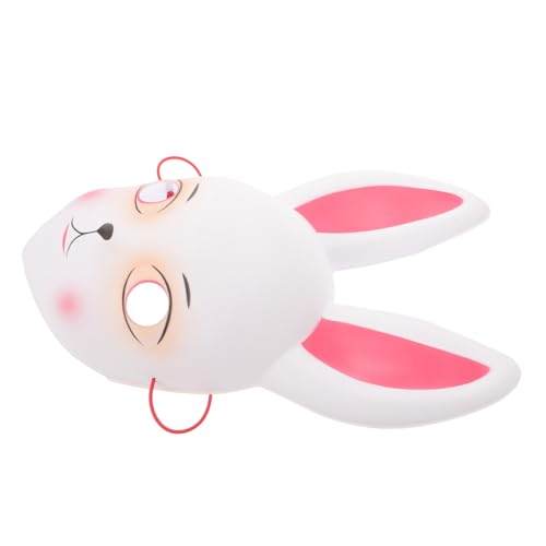 Healeved Hasenohren Maske Cosplay Party Tiergesicht Dekoratives Kostüm Zubehör für Fasching Halloween Karneval Healeved Hasenohren Maske Cosplay Party Tiergesicht Dekoratives Kostüm Zubehör für Fasching Halloween Karneval von Healeved