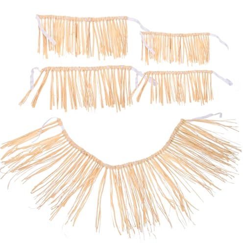 Healeved Hawaii Party Raffia Rock Leichtes Realistisches Cosplay Kostüm für Damen und Herren Tropische Baströcke für Luau Strand Bühnenauftritte Healeved Hawaii Party Raffia Rock Leichtes Realistisches Cosplay Kostüm für Damen und Herren Tropische Baströcke für Luau Strand Bühnenauftritte von Healeved