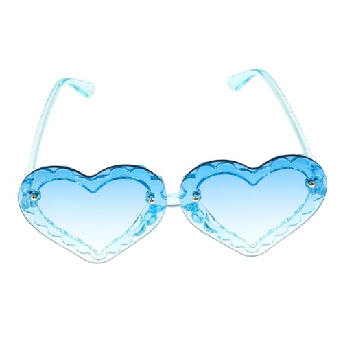 Healeved Herzförmige Für Farbige Partybrille Mit UV Für Festivals Karneval Cosplay Events Langlebig Stylisch von Healeved