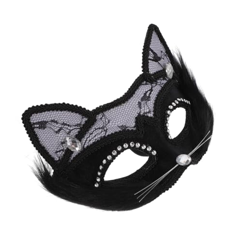 Healeved Katzenmaske Spitze für Erwachsene Maske für Kostümpartys Karneval und Halloween für Tanzveranstaltungen und Festlichkeiten Healeved Katzenmaske Spitze für Erwachsene Maske für Kostümpartys Karneval und Halloween für Tanzveranstaltungen und Festlichkeiten von Healeved