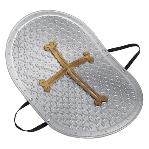 Healeved Kinderspielzeug Schild Kinderschild Schild Partyzubehör Schild Tragbar Schild Kinderspielzeug Kinderschild Kinderspielzeug Partyspiel Schild Grau Kunststoff von Healeved
