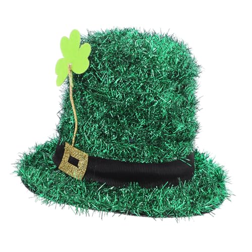 Healeved Kleeblatt Koboldhut Haarspange für Damen Mini Haarnadel im Festival Stil Einzigartiger Haarclip für Patrick's Day und Besondere Anlässe von Healeved