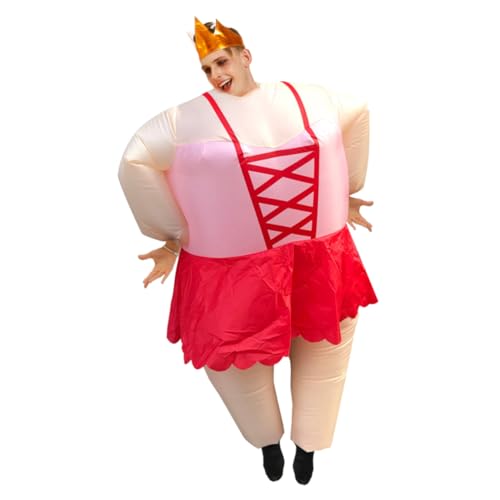Healeved Kostüme Erwachsene Kleid aufdecken lustig das Kostüm Mann Cosplay Kostüm Damen-Ballettkostüm rot Healeved Kostüme Erwachsene Kleid aufdecken lustig das Kostüm Mann Cosplay Kostüm Damen-Ballettkostüm rot von Healeved