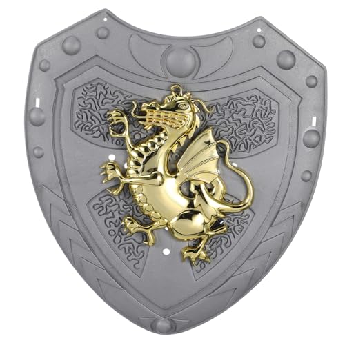Healeved Krieger Schild Für Cosplay Performance Schild Dragon Design Halloween Piratenpartys Bühnenaufführungen Hochwertiges Langlebiges von Healeved