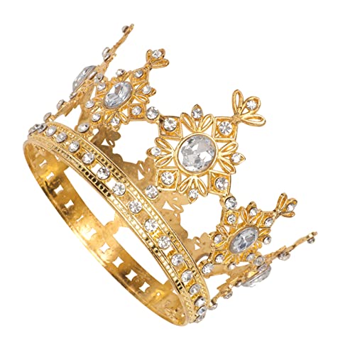 Healeved Krone Dekoration für Geburtstagsfeiern Glänzende Tortenkrone mit Strass für Desserts und Feiern für Kleine Prinzessinnen Healeved Krone Dekoration für Geburtstagsfeiern Glänzende Tortenkrone mit Strass für Desserts und Feiern für Kleine Prinzessinnen von Healeved