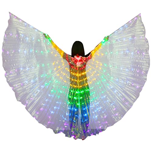 Healeved LED Tanzkostüm für Erwachsene Leuchtende Tanzflügel für Damen Halloween Karneval Bühnenauftritte Mit Hochhellen Leds Schwingbewegungen Healeved LED Tanzkostüm für Erwachsene Leuchtende Tanzflügel für Damen Halloween Karneval Bühnenauftritte Mit Hochhellen Leds Schwingbewegungen von Healeved