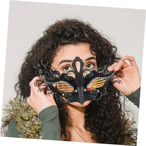 Healeved Metallische Schmetterling Maske Halbgesichtsmaske aus Eisen Leicht und für Halloween Karneval Party Frauen Festival Zubehör Healeved Metallische Schmetterling Maske Halbgesichtsmaske aus Eisen Leicht und für Halloween Karneval Party Frauen Festival Zubehör von Healeved