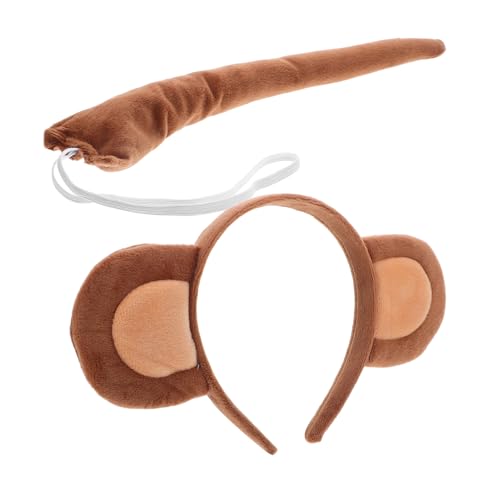 Healeved Niedliches Affenohren Stirnband Set mit Weiches Waschbares Haarband für Gesichtspflege Bequemes Cosplay Zubehör für Erwachsene Spa Headband für Tägliche Hautpflege und Partys Healeved Niedliches Affenohren Stirnband Set mit Weiches Waschbares Haarband für Gesichtspflege Bequemes Cosplay Zubehör für Erwachsene Spa Headband für Tägliche Hautpflege und Partys von Healeved