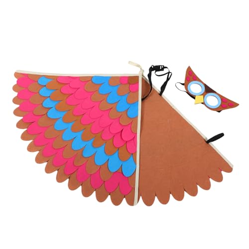 Healeved Owl Geflügeltem Umhang Eulen-cosplay Halloween-partygeschenke Kostüm Für Rollenspiele Umhang Verkleiden Kostüm Flügel Tierkostüm Tieranzug Vogel-cape-kostüm Chemiefaserfilz Healeved Owl Geflügeltem Umhang Eulen-cosplay Halloween-partygeschenke Kostüm Für Rollenspiele Umhang Verkleiden Kostüm Flügel Tierkostüm Tieranzug Vogel-cape-kostüm Chemiefaserfilz von Healeved