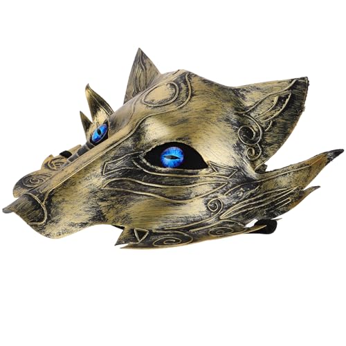 Healeved Party-performance-masken Dekorative Halloween-maske Halloween-tiermaske Maske Im Horror-stil Maskerademaske Cosplay -requisiten Maske Für Karneval Masken Pvc von Healeved