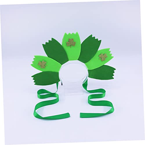 Healeved Patrick's Day Haarreif Shamrock Kopfschmuck Festival Party Accessoire für Damen und Dekorativer Kleeblatt Haarschmuck für Kostümfeiern Healeved Patrick's Day Haarreif Shamrock Kopfschmuck Festival Party Accessoire für Damen und Dekorativer Kleeblatt Haarschmuck für Kostümfeiern von Healeved