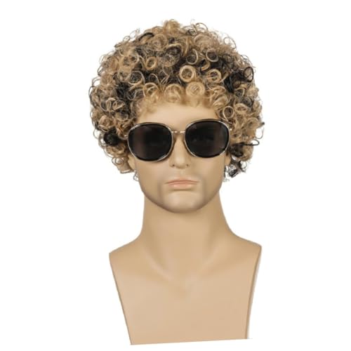 Healeved Perücke Kopfbedeckung Männer Perücken Für Halloween Schwarze Perücke Männer Disco Outfit Männer Lustige Perücke Herrenperücke Perücken Für Männer Lustige Kurze Perücke Gewellte Healeved Perücke Kopfbedeckung Männer Perücken Für Halloween Schwarze Perücke Männer Disco Outfit Männer Lustige Perücke Herrenperücke Perücken Für Männer Lustige Kurze Perücke Gewellte von Healeved