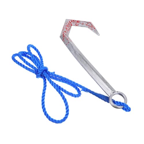 Healeved Plastik Piratenhaken Kinderkostüm Zubehör mit Seil Realistischer Piraten Haken für Halloween Deko Party Cosplay und Piraten Robustes für Jungen und Mädchen Healeved Plastik Piratenhaken Kinderkostüm Zubehör mit Seil Realistischer Piraten Haken für Halloween Deko Party Cosplay und Piraten Robustes für Jungen und Mädchen von Healeved