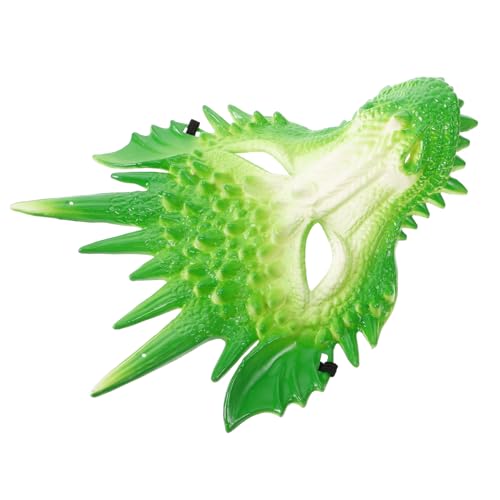 Healeved Plastikmaske Halloween Jahr der Drachenmaske Party Maskenkostüm LED Karikatur Karneval-Drachen-Cosplay-Maske Maskerade Drachenkopfmaske schreckliche Tiermaske Green Healeved Plastikmaske Halloween Jahr der Drachenmaske Party Maskenkostüm LED Karikatur Karneval-Drachen-Cosplay-Maske Maskerade Drachenkopfmaske schreckliche Tiermaske Green von Healeved