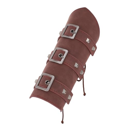 Healeved Punk Kunstleder Armschutz Für Outdoor Aktivitäten Modisches Arm Accessoire Für Männer Frauen Perfektes Kostümzubehör Für Halloween Partys von Healeved