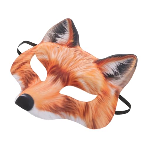 Healeved Realistische Halbgesichts-fuchsmaske für Karneval und Halloween Komfortables Cosplay-tiermasken-accessoire für Erwachsene und Jugendliche Vielseitig für Fasching und Kostümparty Healeved Realistische Halbgesichts-fuchsmaske für Karneval und Halloween Komfortables Cosplay-tiermasken-accessoire für Erwachsene und Jugendliche Vielseitig für Fasching und Kostümparty von Healeved