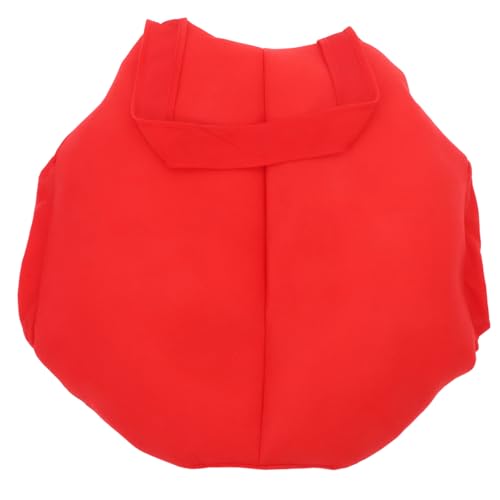 Healeved Realistischer Weihnachtsmann-bauch Kostümzubehör Gepolstert Roter Fake Belly Für Weihnachten Halloween Karneval Unisex Party Accessoire von Healeved