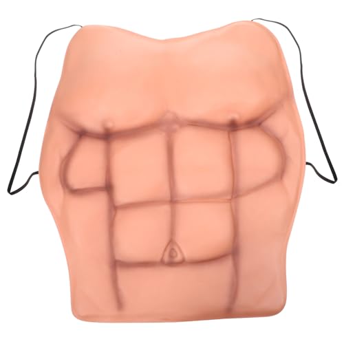 Healeved Realistisches Silikon Brustmuskel Bauchmuskel Accessoire Für Cosplay Partys Männer Gefälschte Muskelkleidung Unisex Für Halloween Kostümveranstaltungen von Healeved
